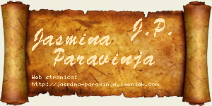 Jasmina Paravinja vizit kartica